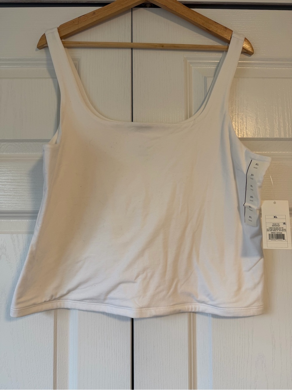 Target White Scoop Neck Tank Top